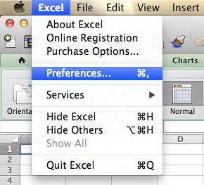 format text in excel for mac 2011